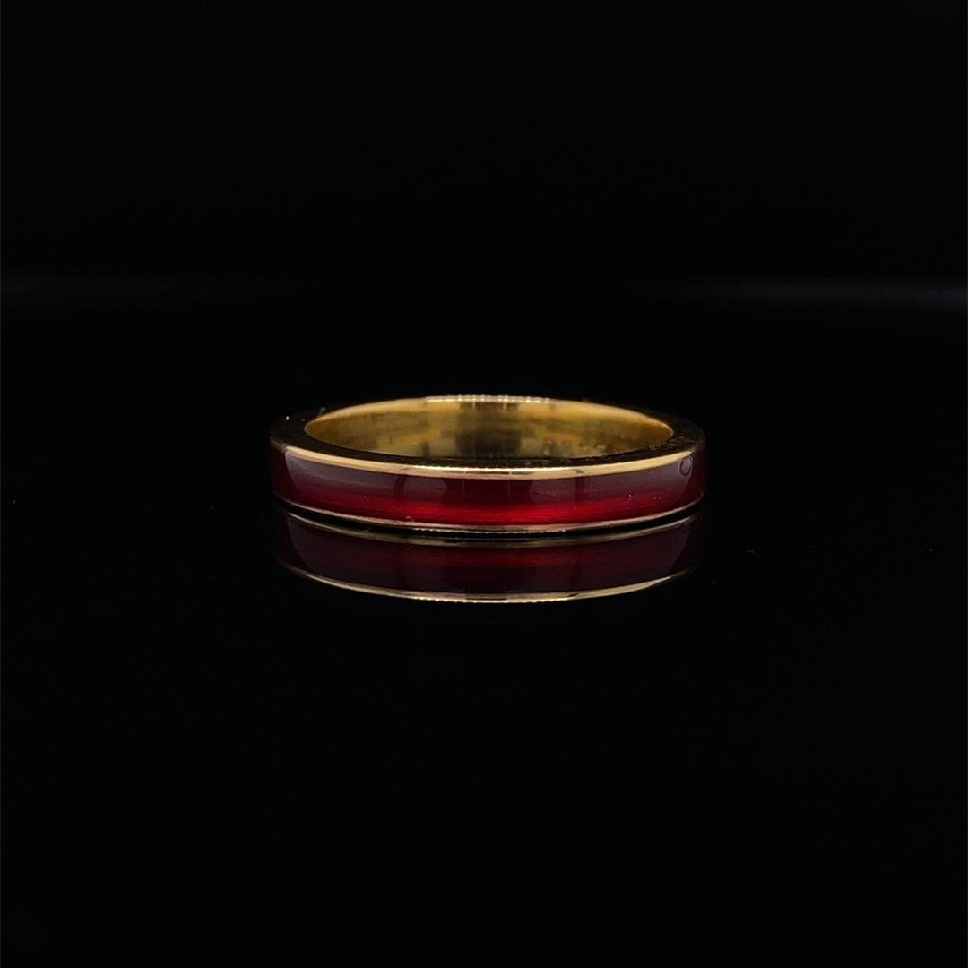 cartier enamel ring