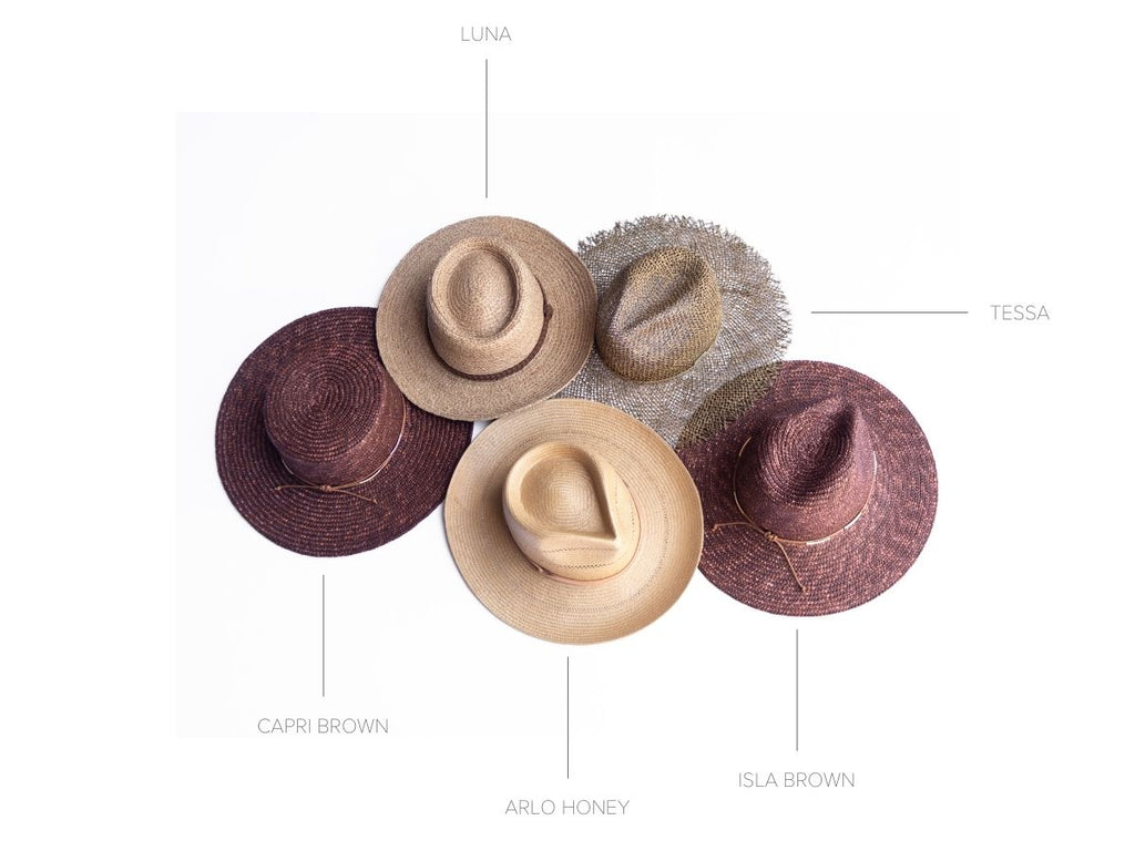 Straw Hat Color Comparison Guide