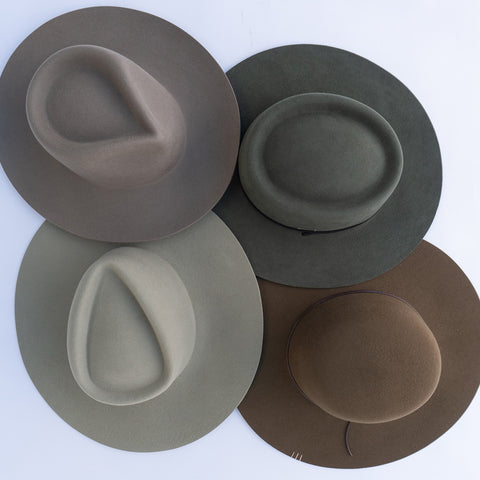 neutral felt hats