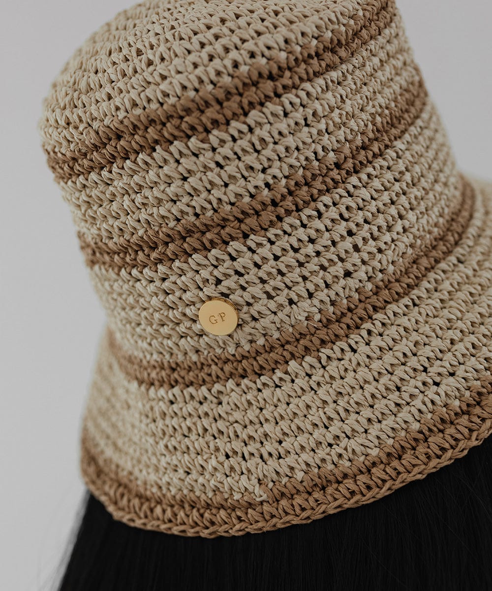 Sal Crochet Packable Bucket Hat