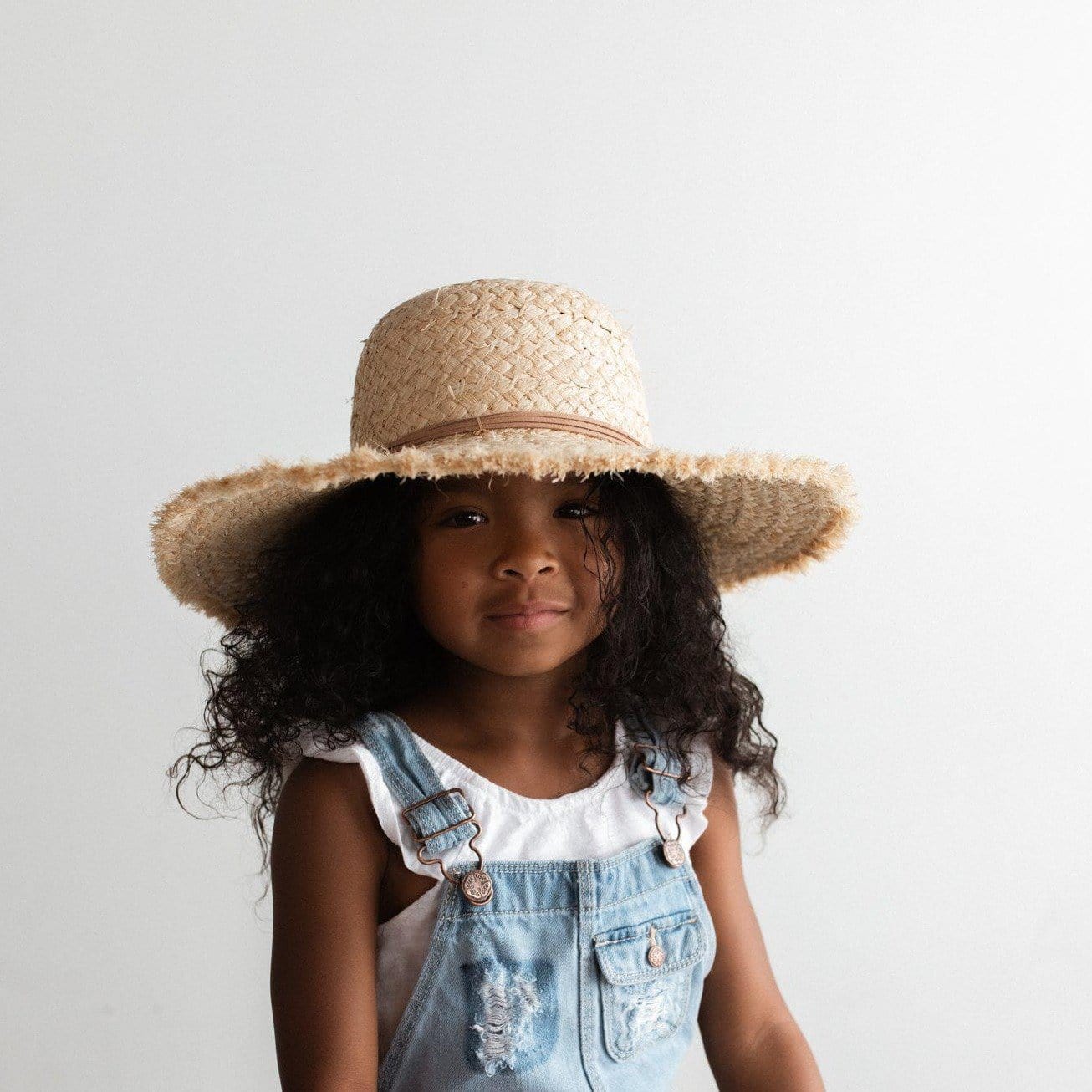 Addie Kids Straw Floppy Hat