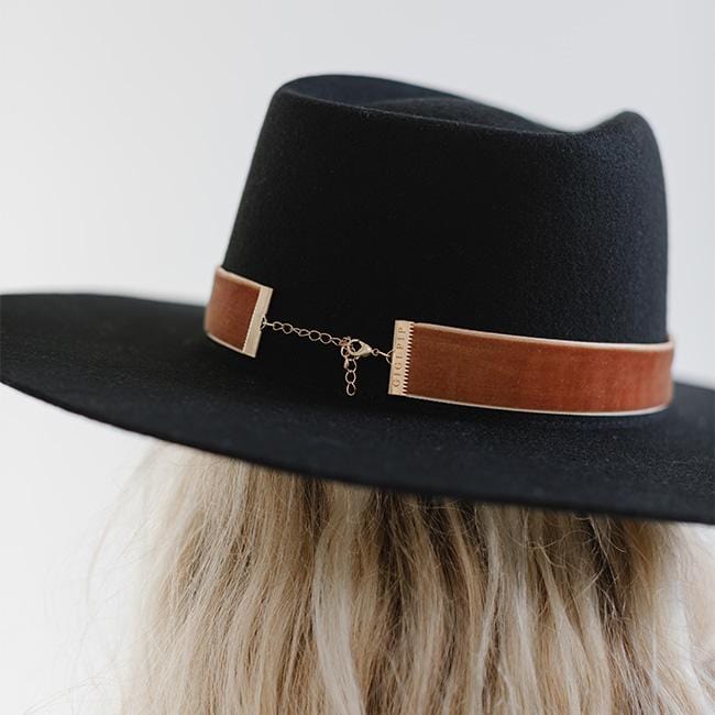 Velvet Chain Hat Band