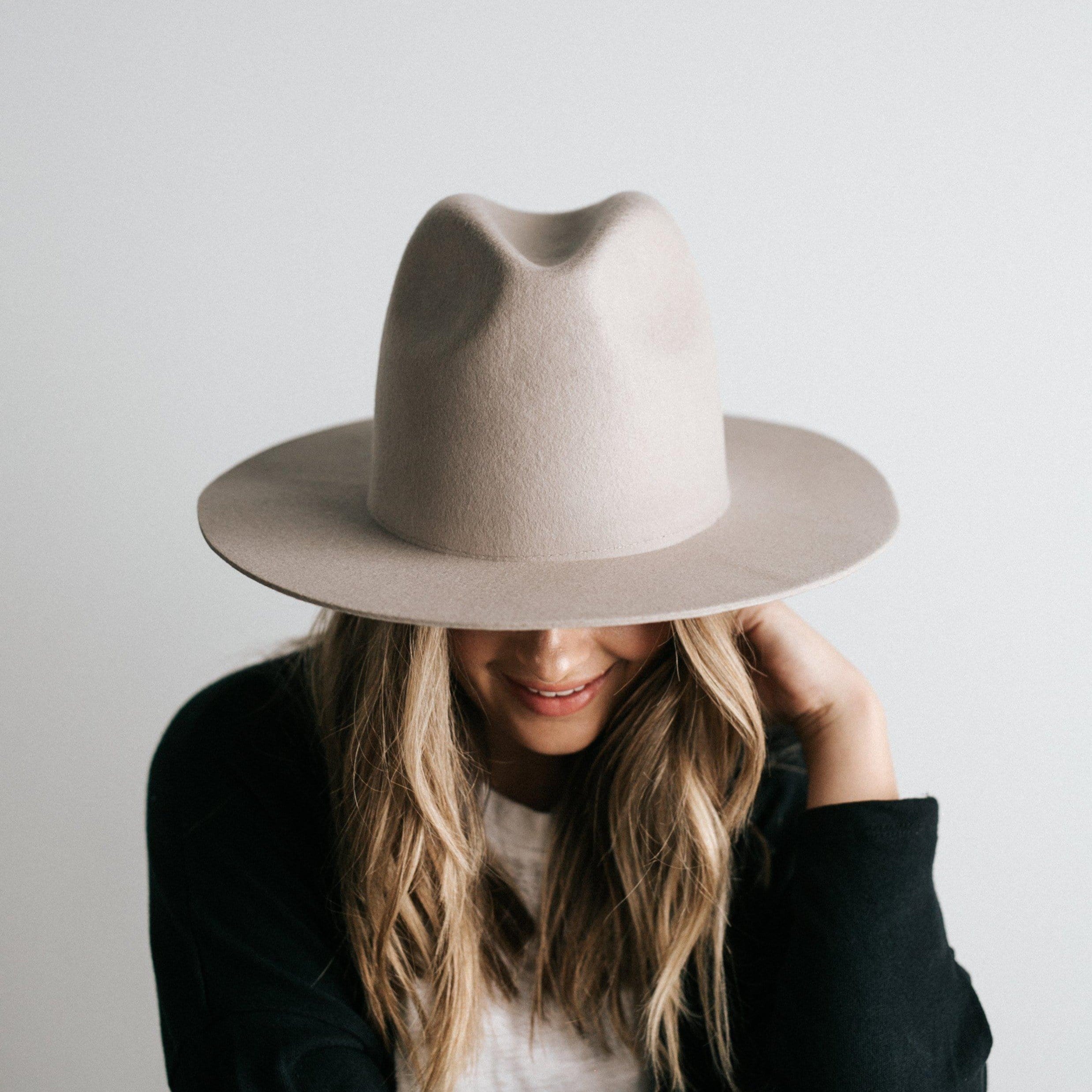 Billie Tall Fedora - Ivory BLEMISHED