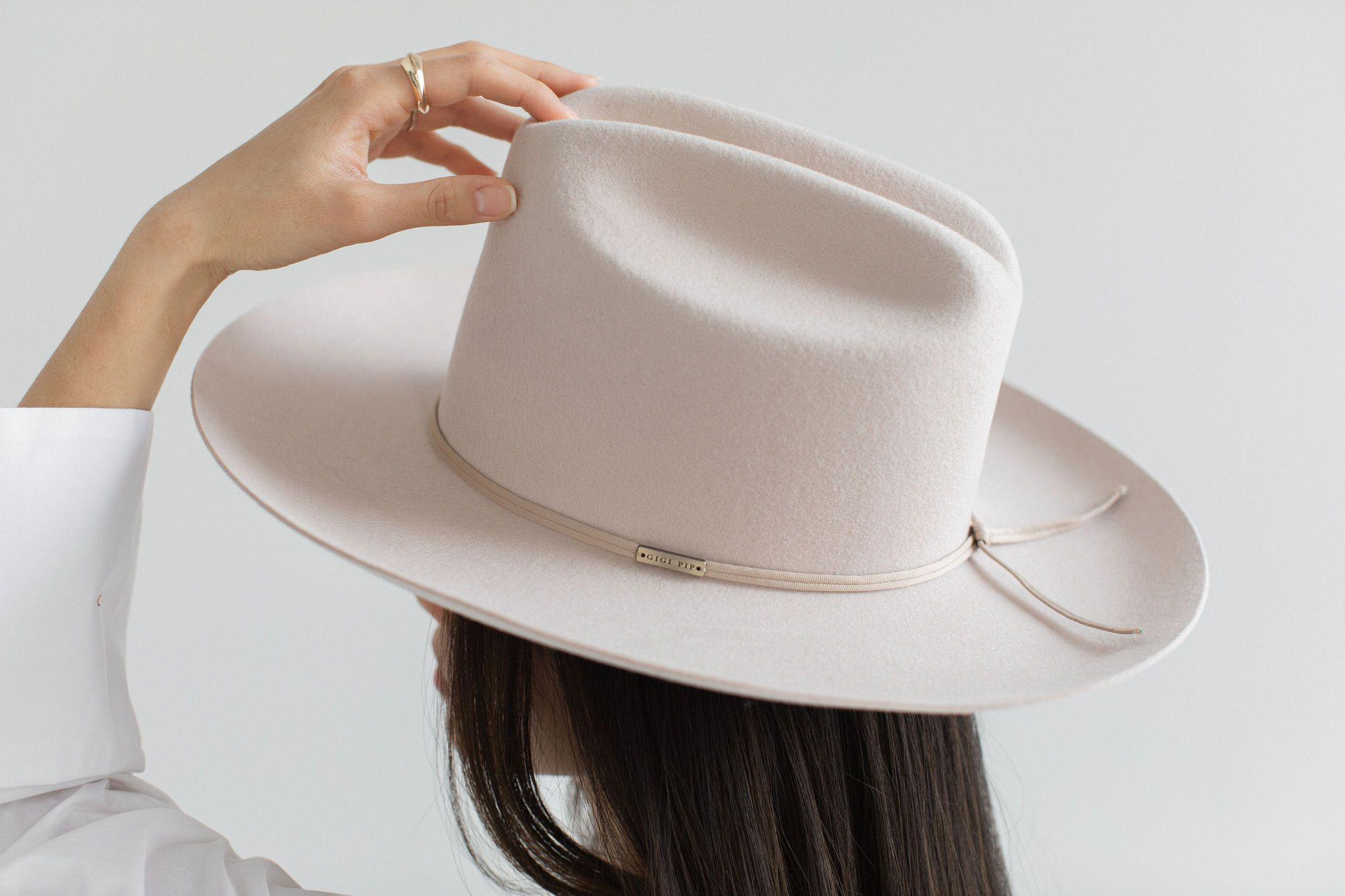 Ezra Western Hat - Ivory BLEMISHED