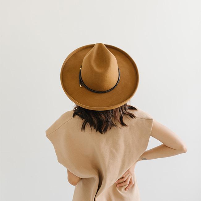 Maude Pencil Brim - Cinnamon BLEMISHED