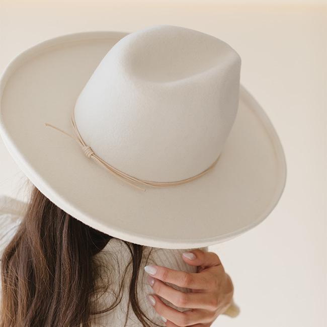 Maude Pencil Brim - Off White BLEMISHED