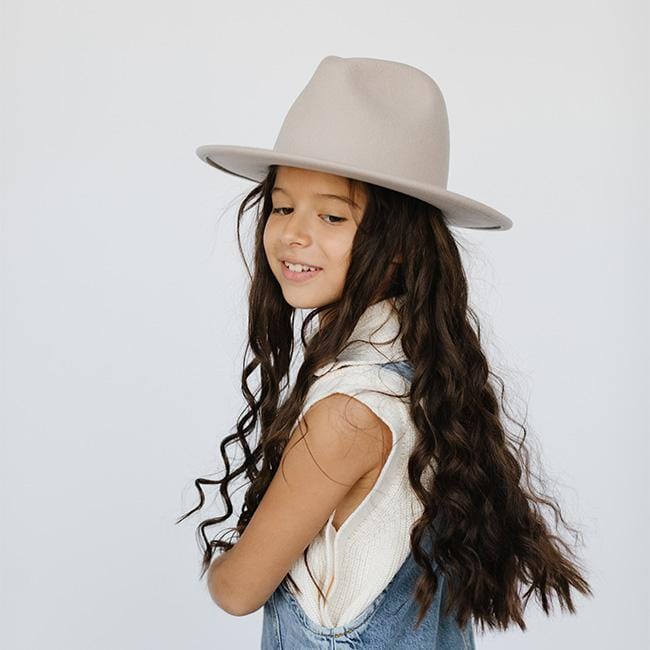 Wes Kids Fedora - Ivory - BLEMISHED