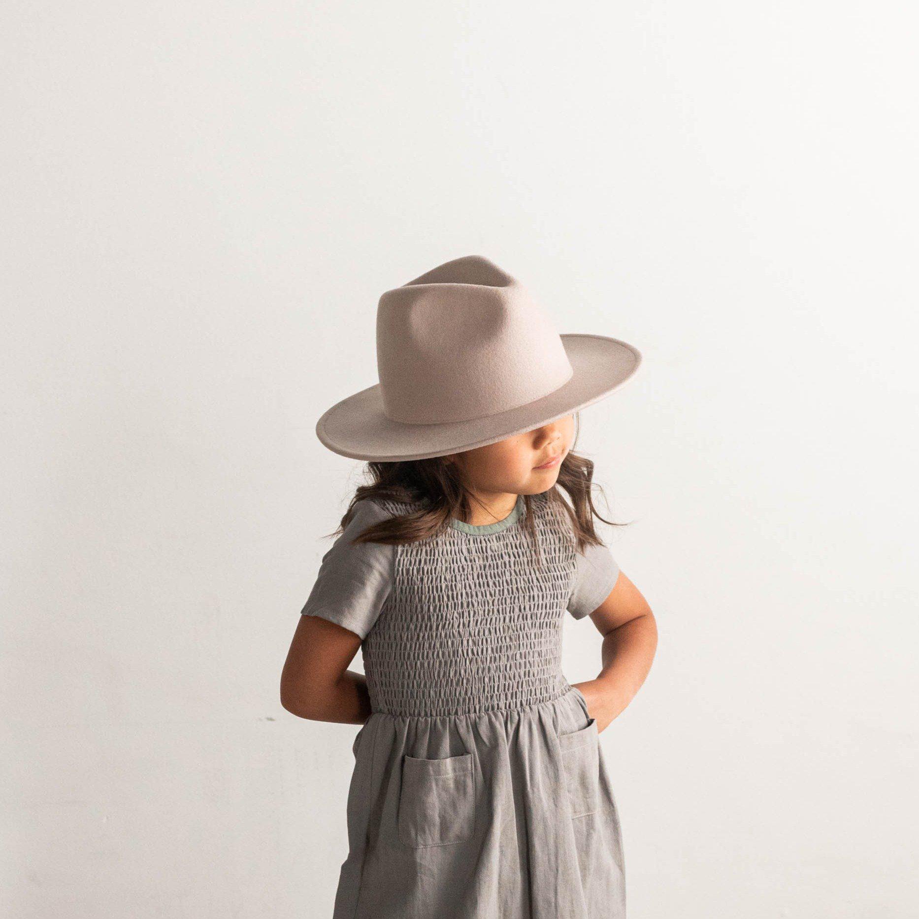 Wes Kids Fedora - Ivory - BLEMISHED