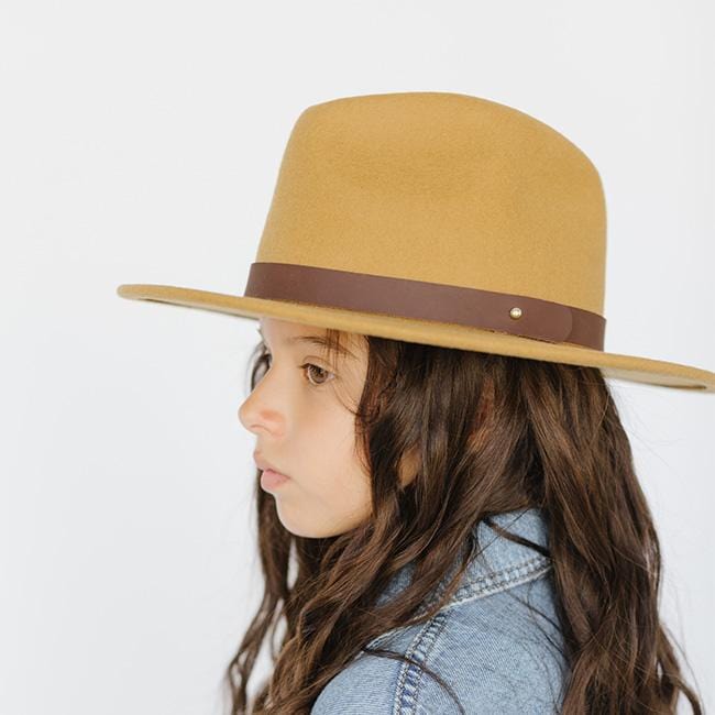 Wes Kids Fedora - Mustard BLEMISHED