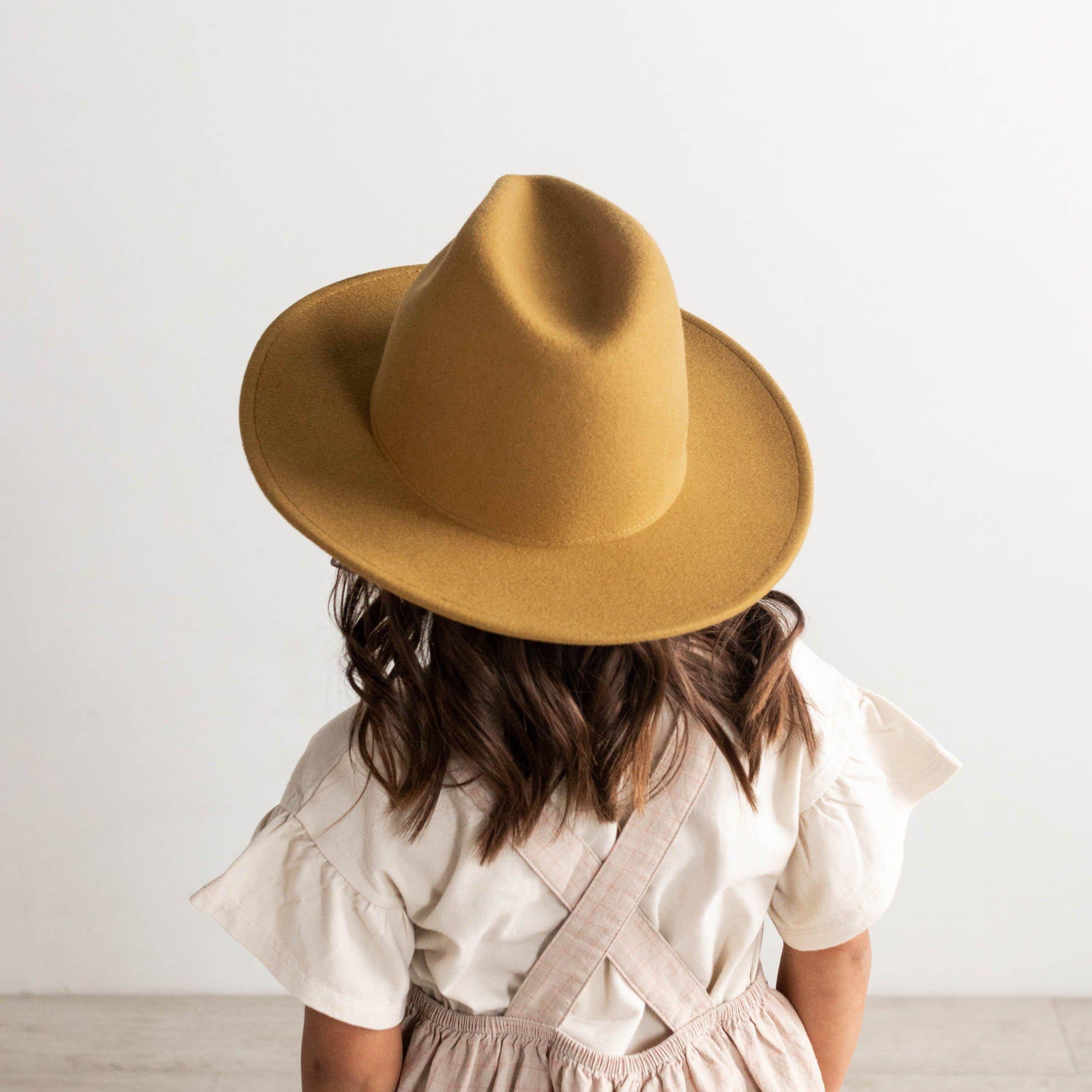 Wes Kids Fedora - Mustard BLEMISHED