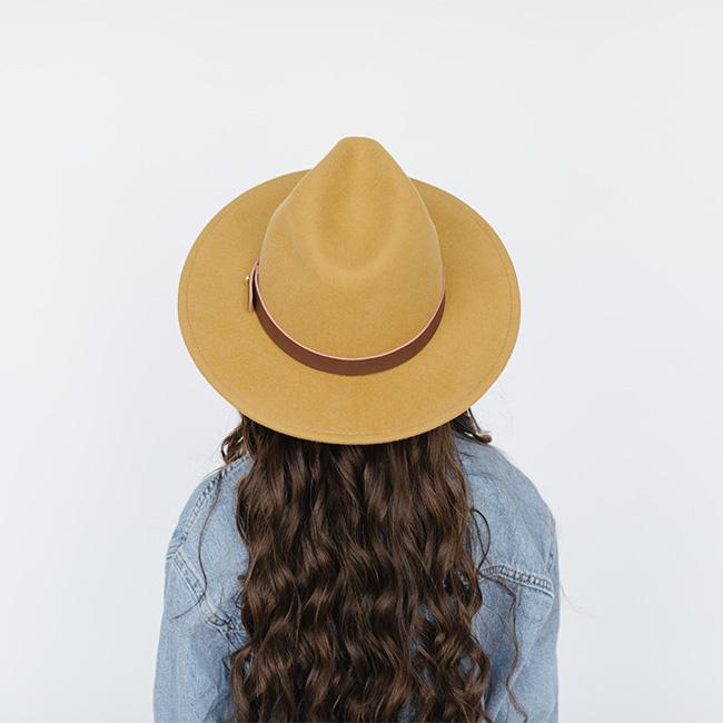 Wes Kids Fedora - Mustard BLEMISHED