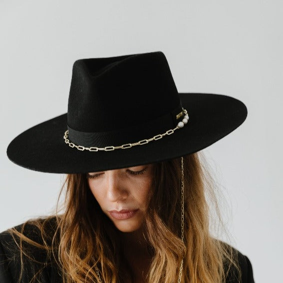 Raine Wide Brim Fedora