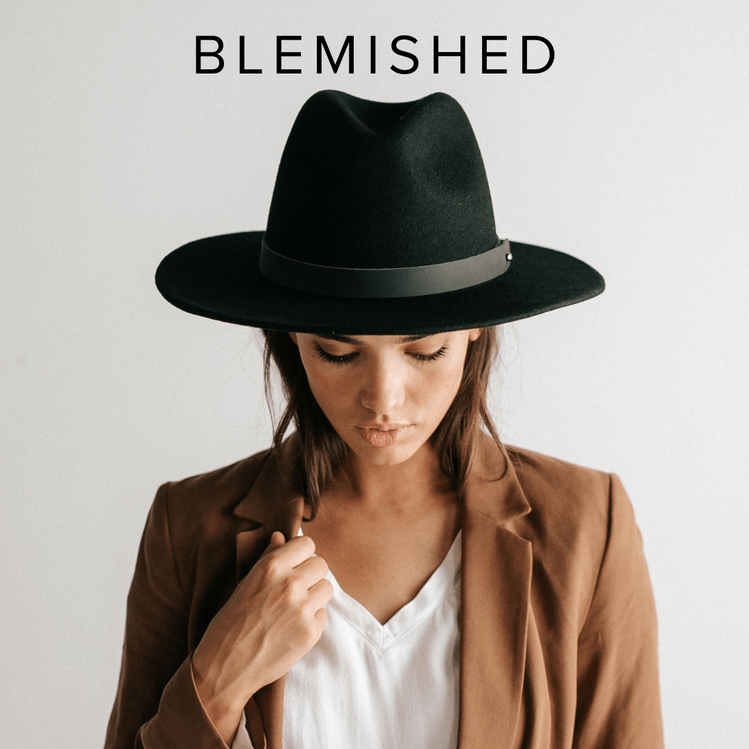 Wes Fedora - Black BLEMISHED