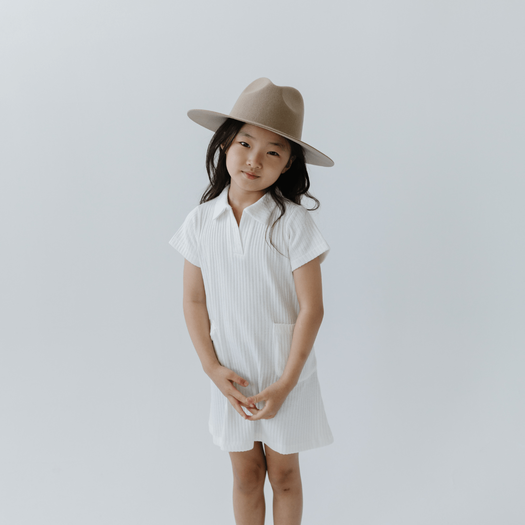 Kids Emma Wide Brim Fedora