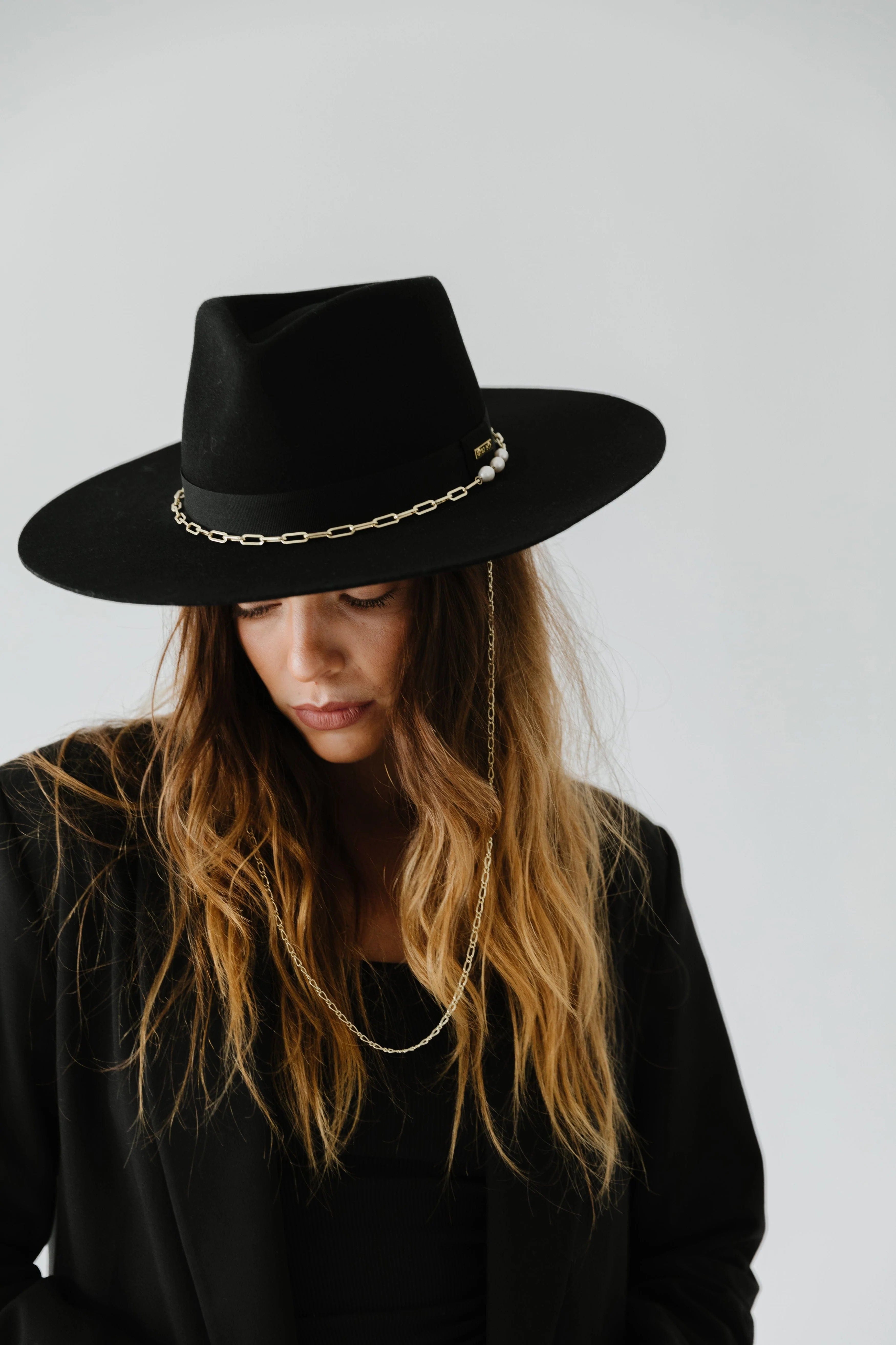 Raine Wide Brim Fedora