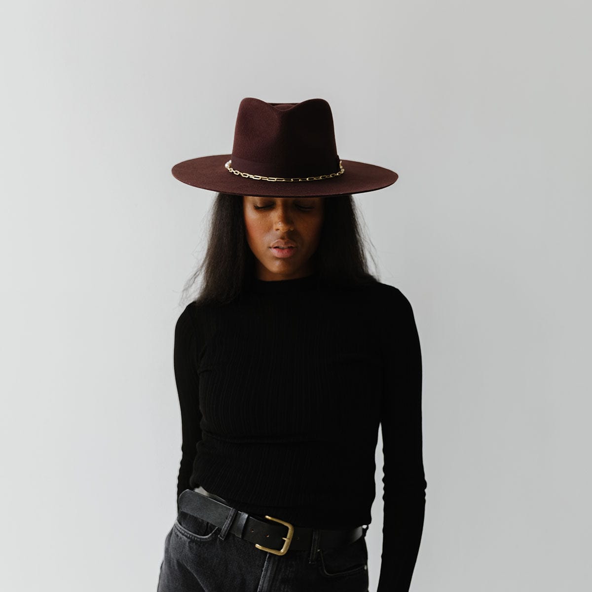 Raine Wide Brim Fedora