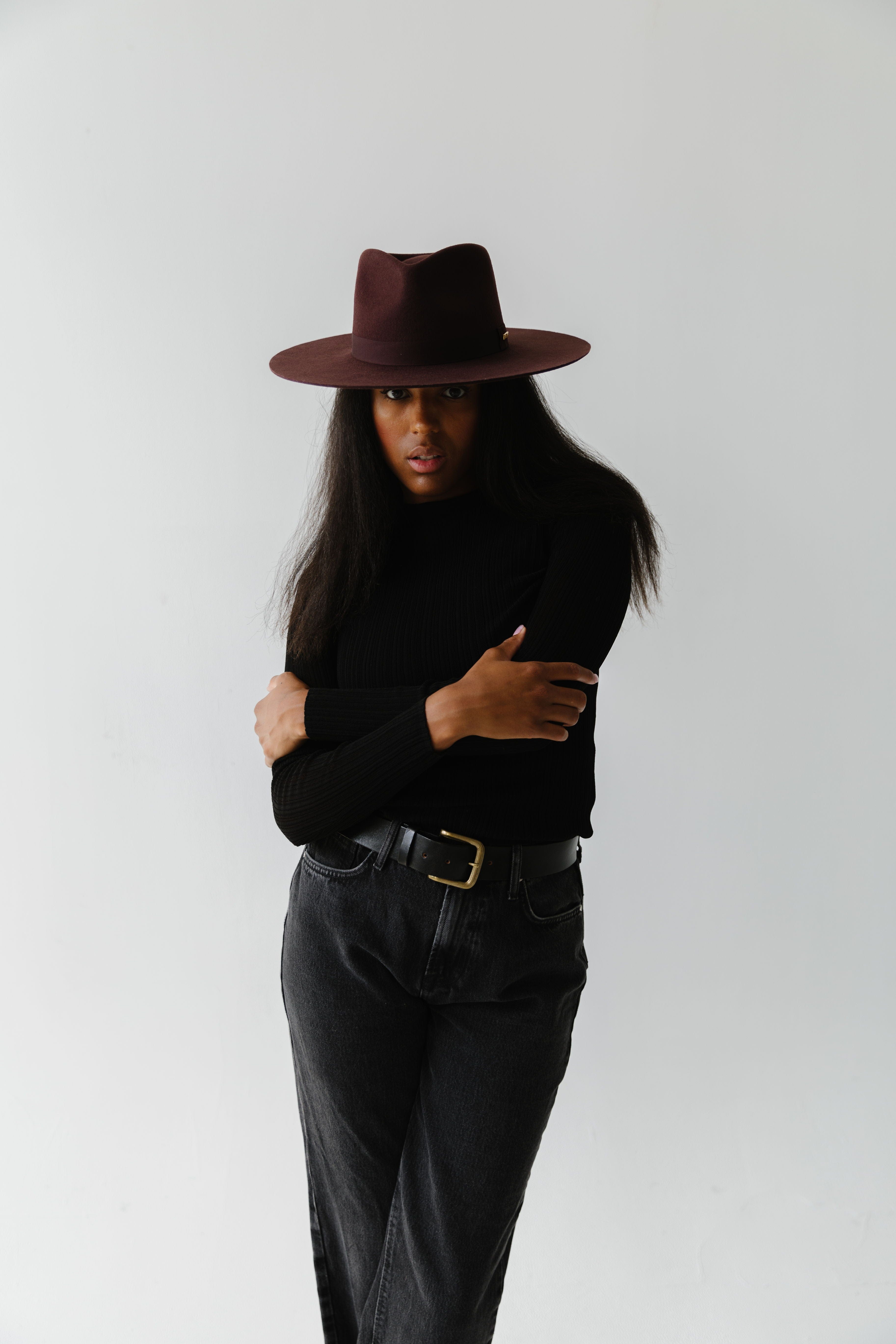 Raine Wide Brim Fedora