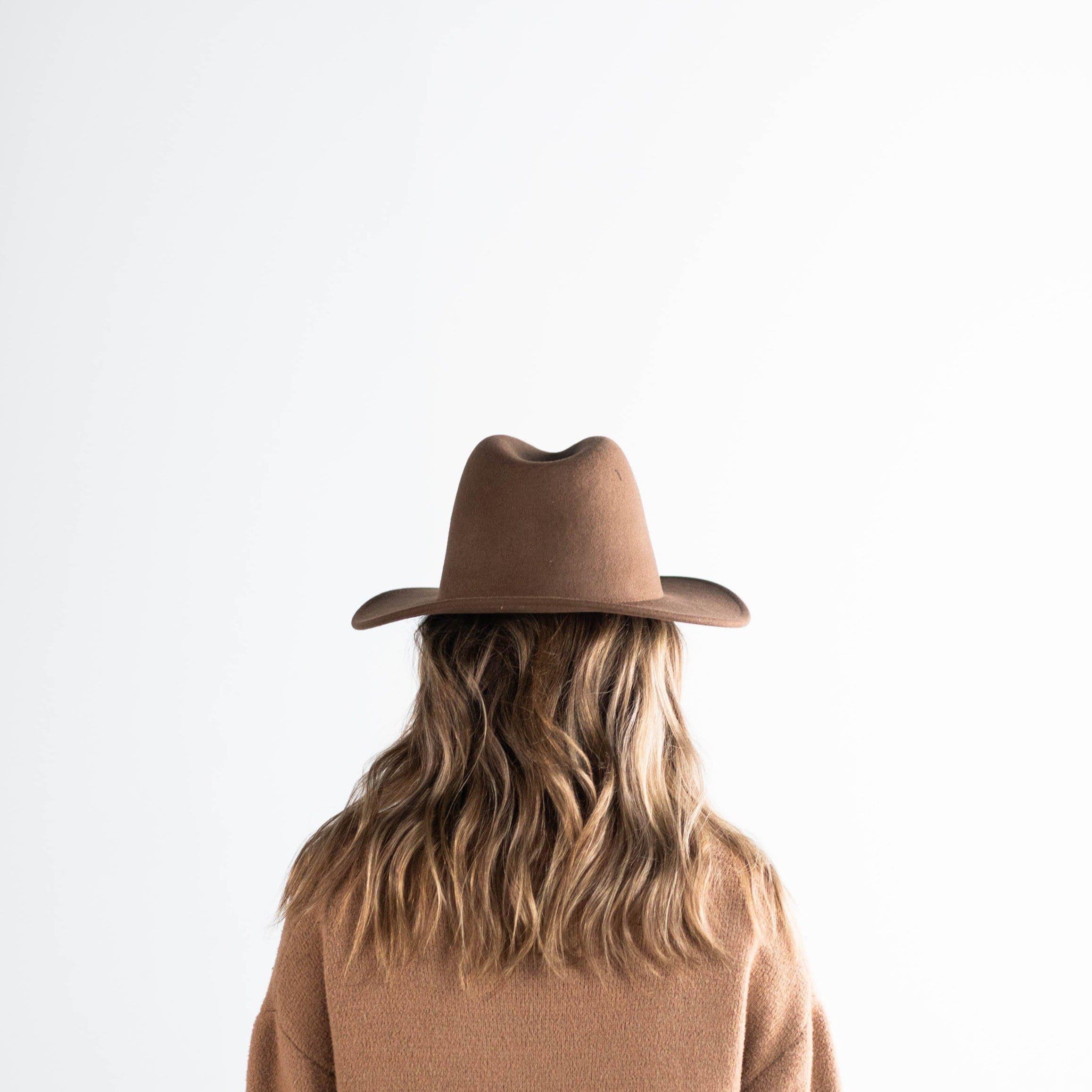 Leo Wavy Fedora - Brown