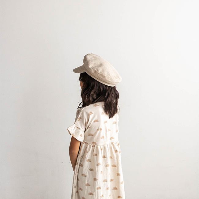 Linen Newsboy Cap Kids