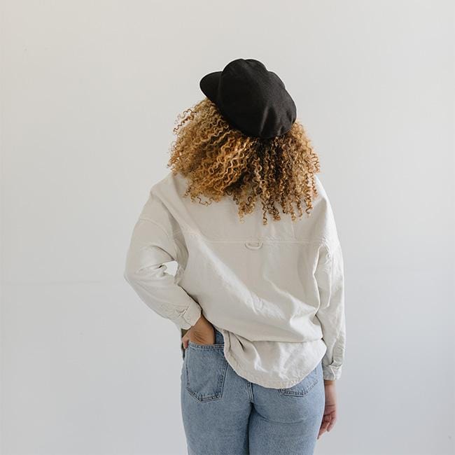 Linen Newsboy Cap