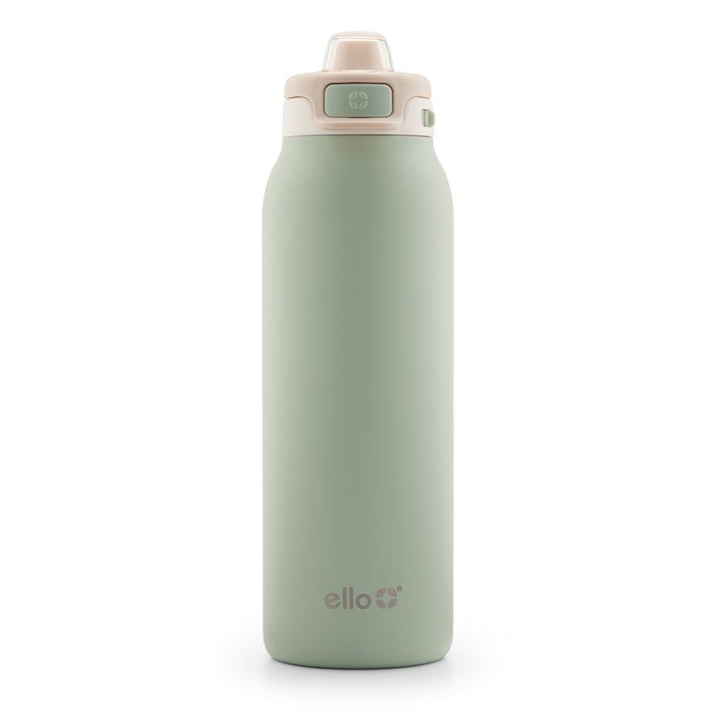 Ello Riley Junior Stainless Steel Water Bottle - Blue, 12 oz - Kroger