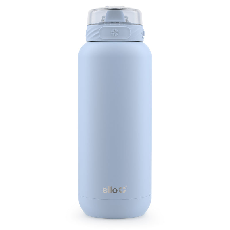 Pop & Fill Stainless Steel Water Bottle - 22oz / Halogen Blue