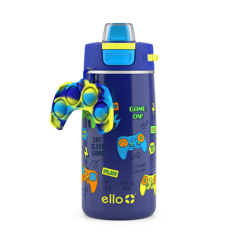 Personalized Ello Stratus 16-ounce Tritan Water Bottle Leak-proof Unicorn,  Llama, Space, or Dinosaur Back to School 