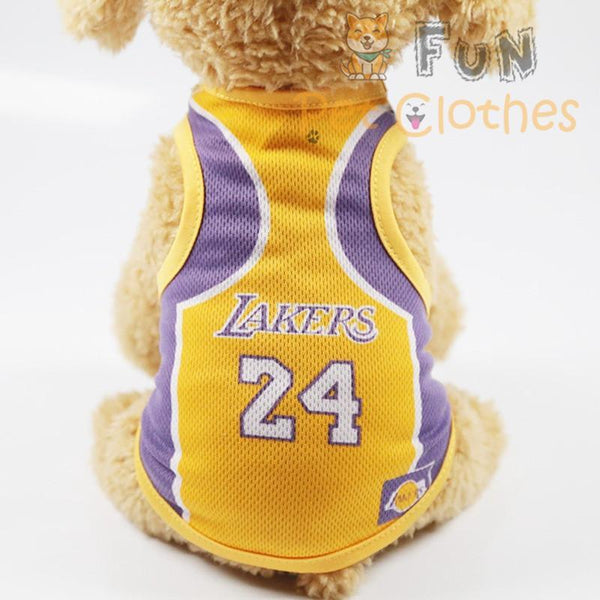 lakers pet jersey