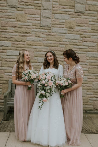 Bride and Bridesmaids