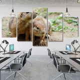 Prairie Dogs Cynomis Mammals Order Rodents - Canvas Art Wall Decor