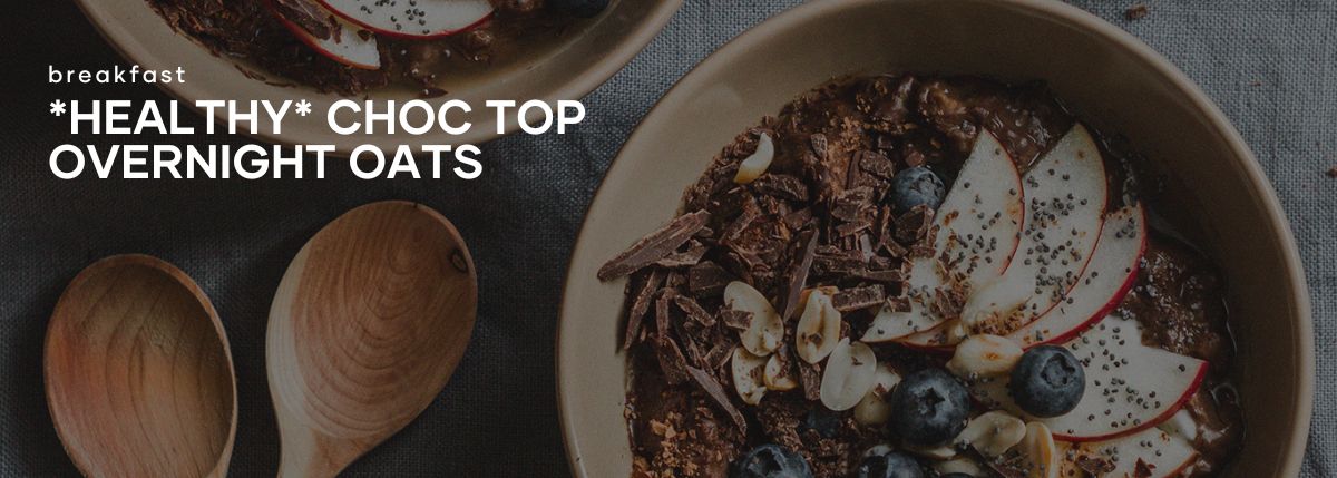 *HEALTHY* CHOC TOP OVERNIGHT OATS