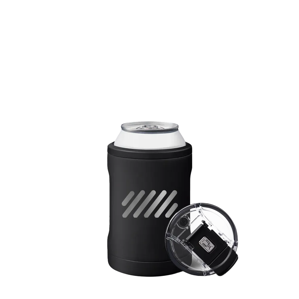 BrüMate Hopsulator Slim Can Cooler Insulated for 12oz Slim Cans  Skinny  Can Insulated Stainless Steel Drink Holder for Hard Seltzer, Beer, Soda,  and Energy Drinks (Matte Black) : Health & Household 