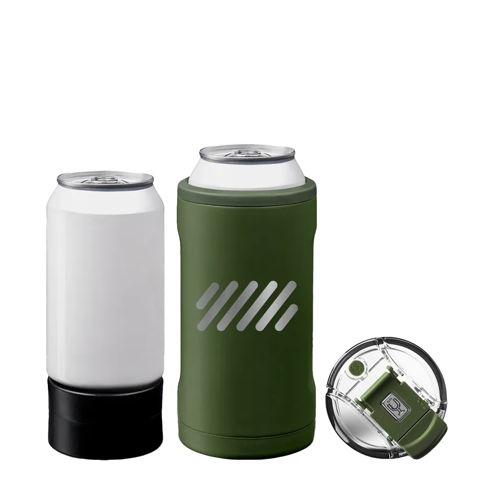BrüMate Hopsulator Slim Can Cooler Insulated for 12oz Slim Cans | Skinny  Can Insulated Stainless Steel Drink Holder for Hard Seltzer, Beer, Soda,  and