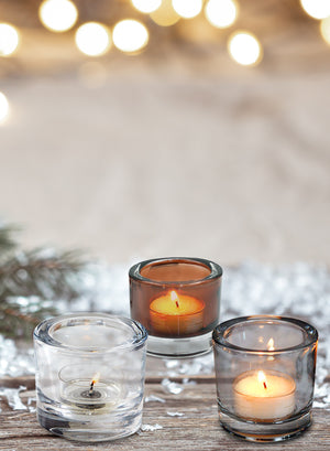 Ombre-Style Glittered Candle Holders - The Simply Crafted Life