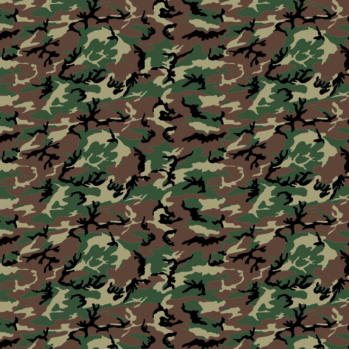 Camouflage Army Designer Print - A4