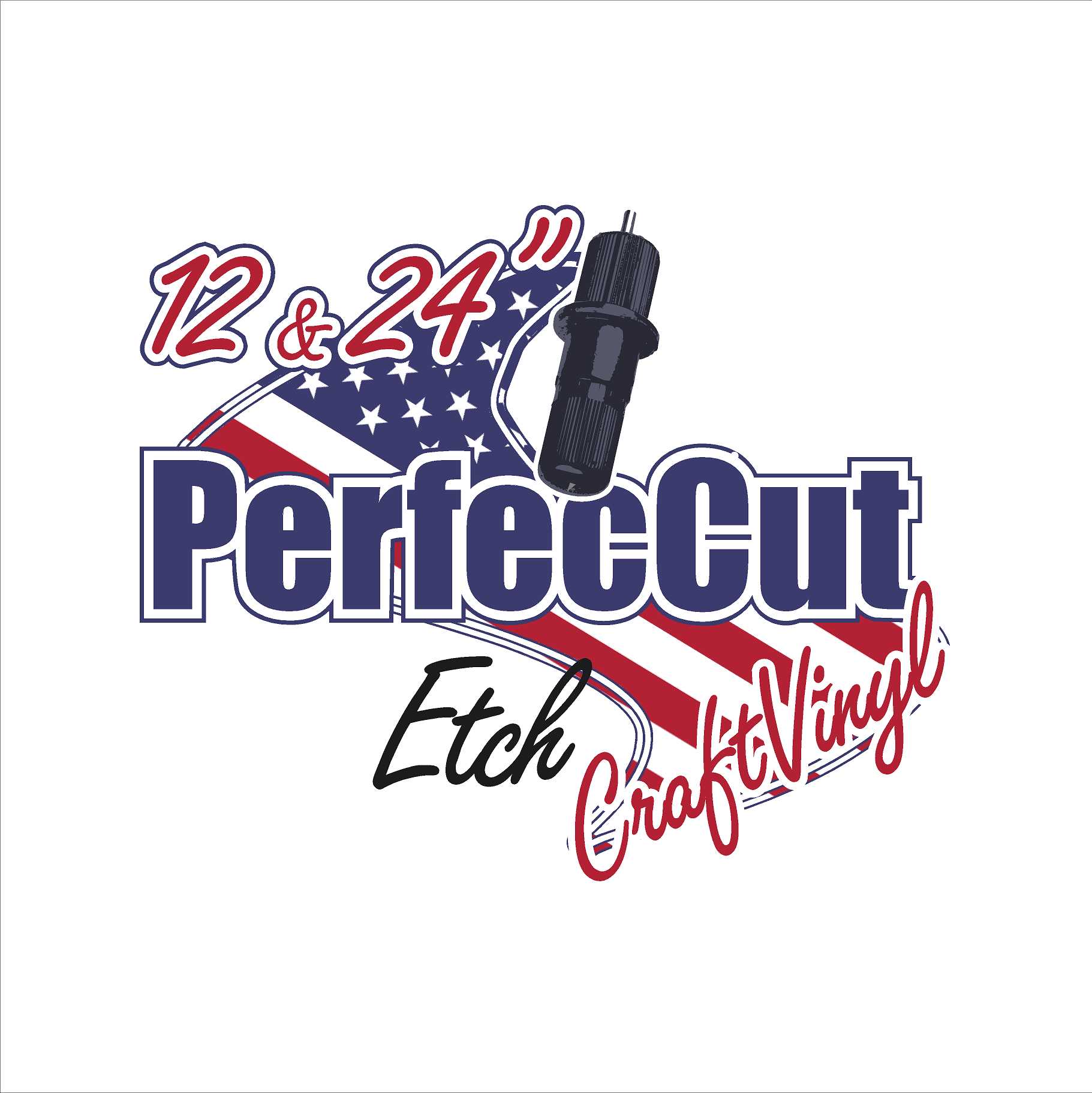 PerfectCut - Craft Vinyl - Permanent Adhesive Vinyl - 12 x 12