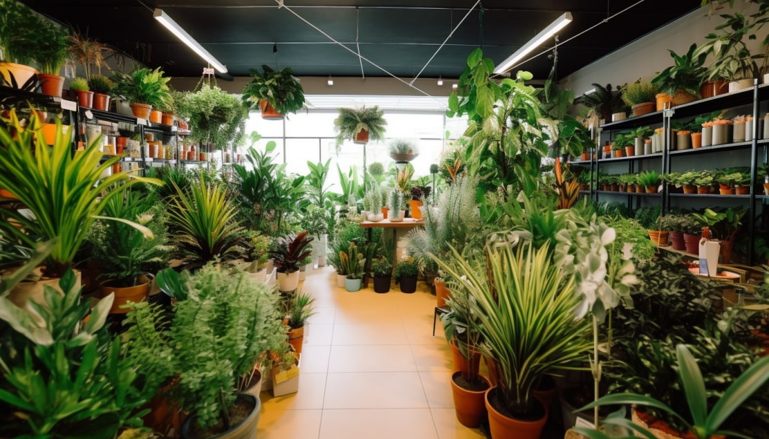 boutique de plantes artificielles