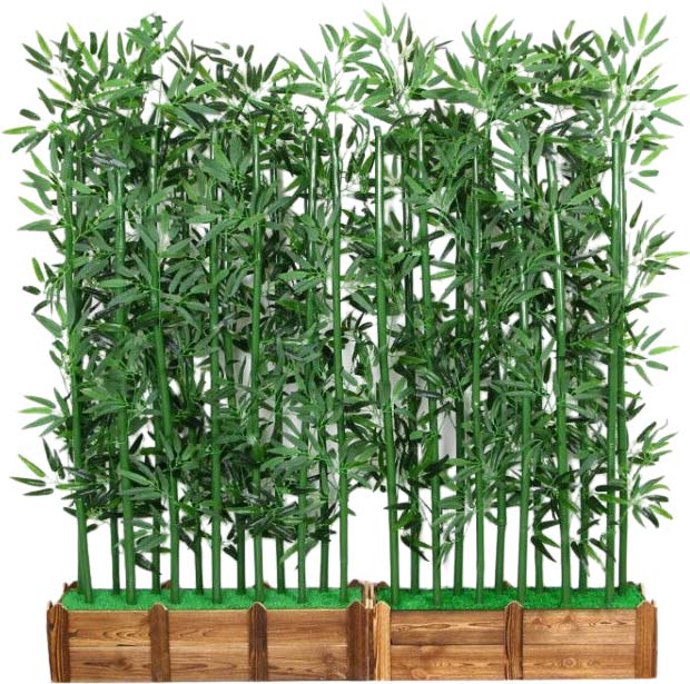 Haie de Bambou Artificielle | Jardin Éternel