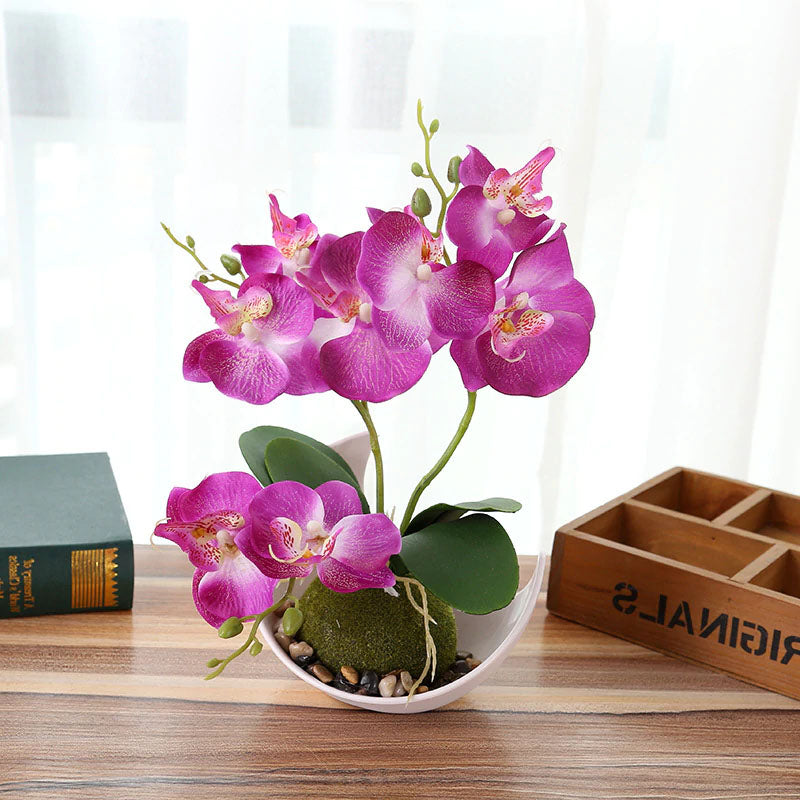 Orchidée Violette Artificielle | Jardin Éternel