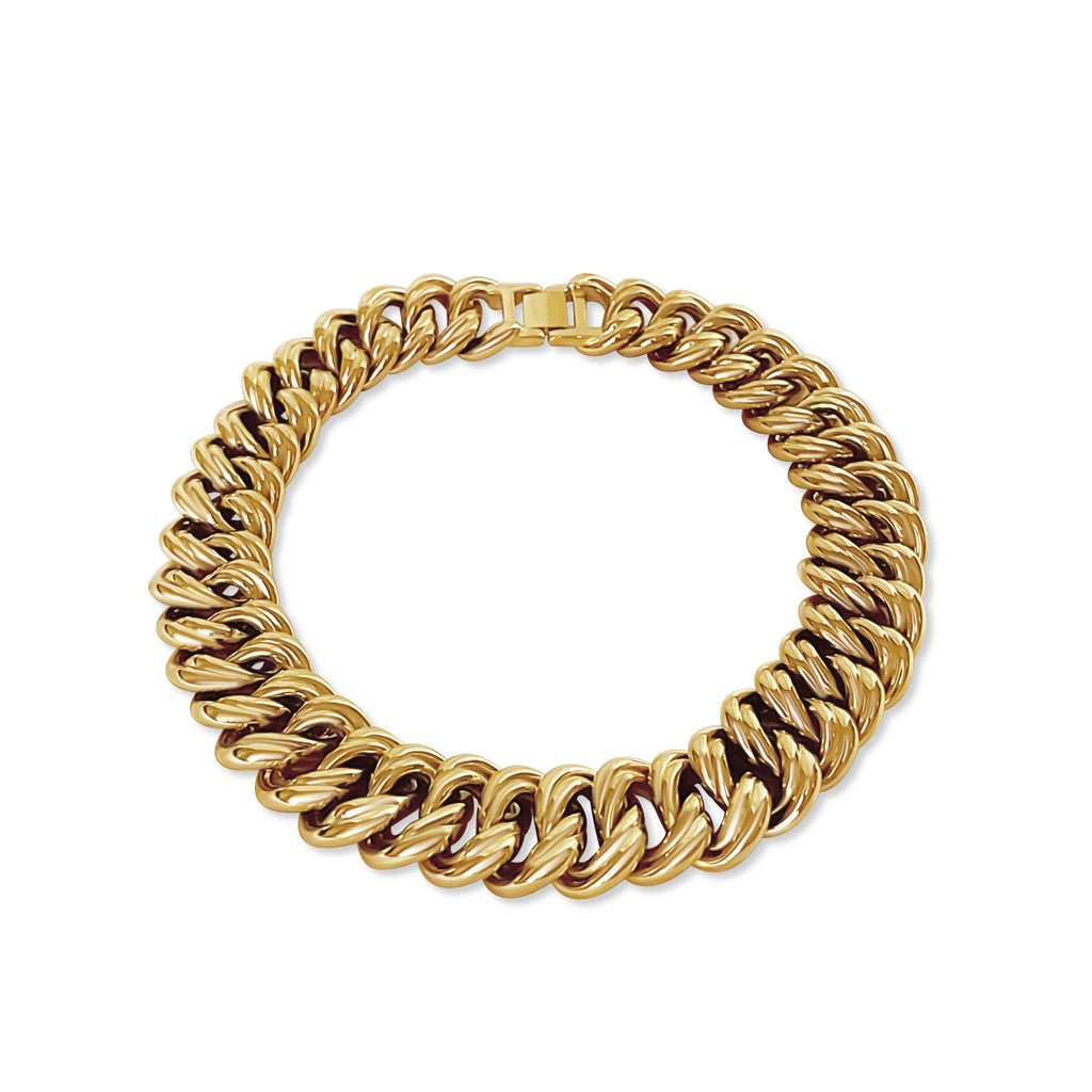 Oval Chunky Link Chain Necklace – Zahara V. Jewels