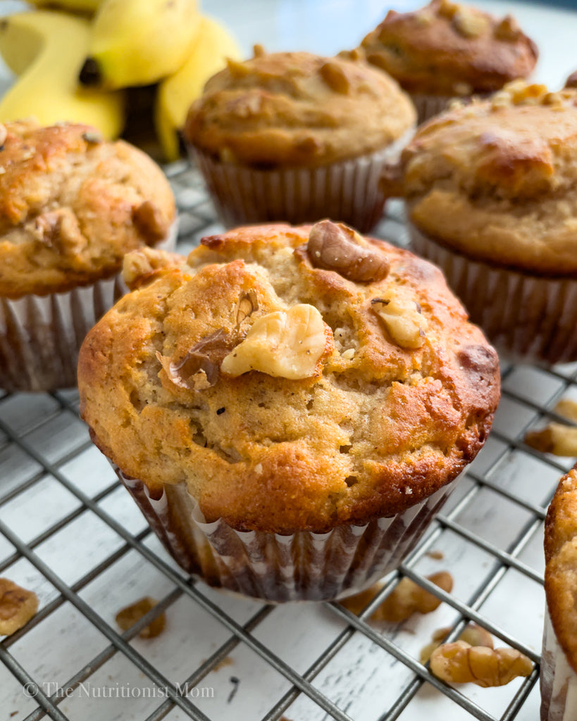 Banana Collagen Protein Muffins