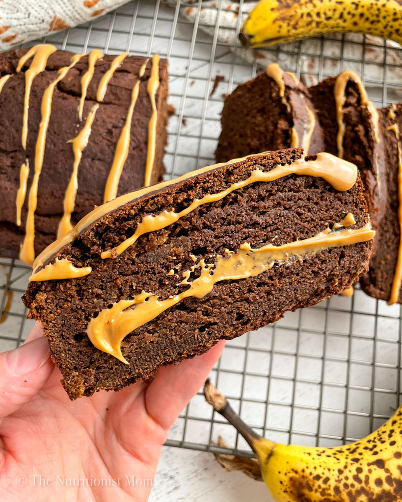 Chocolate Peanut Butter Protein Banana Bread