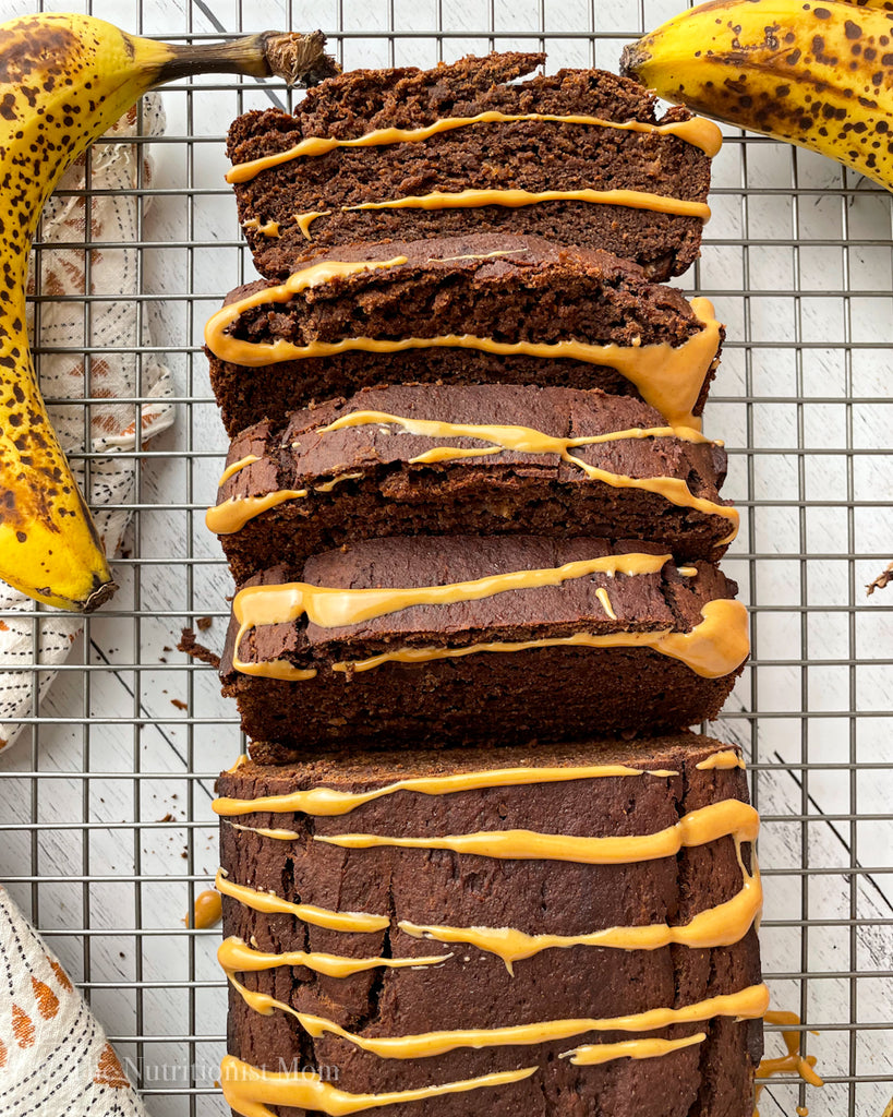 Chocolate Peanut Butter Protein Banana Bread