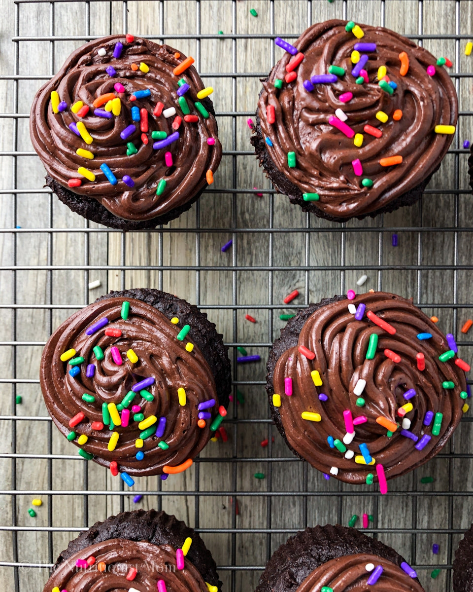 CHOCOLATE PROTEIN CUPCAKES