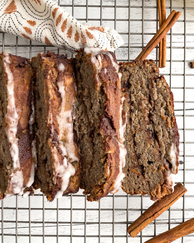 Cinnamon Swirl Protein Banana Bread