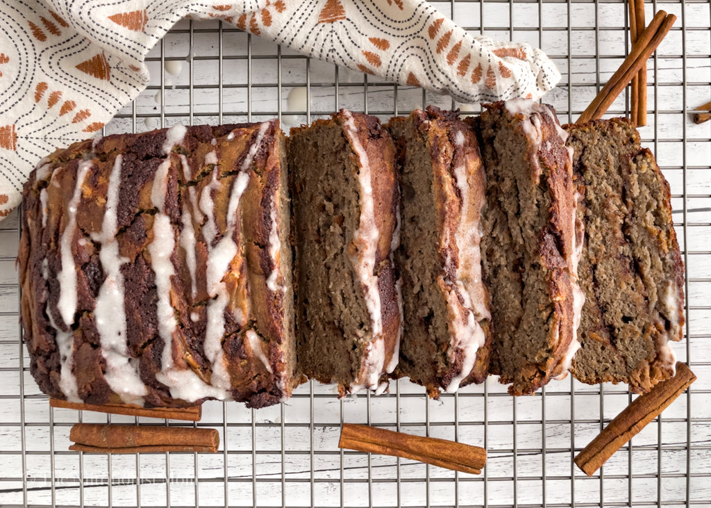 Cinnamon Swirl Protein Banana Bread