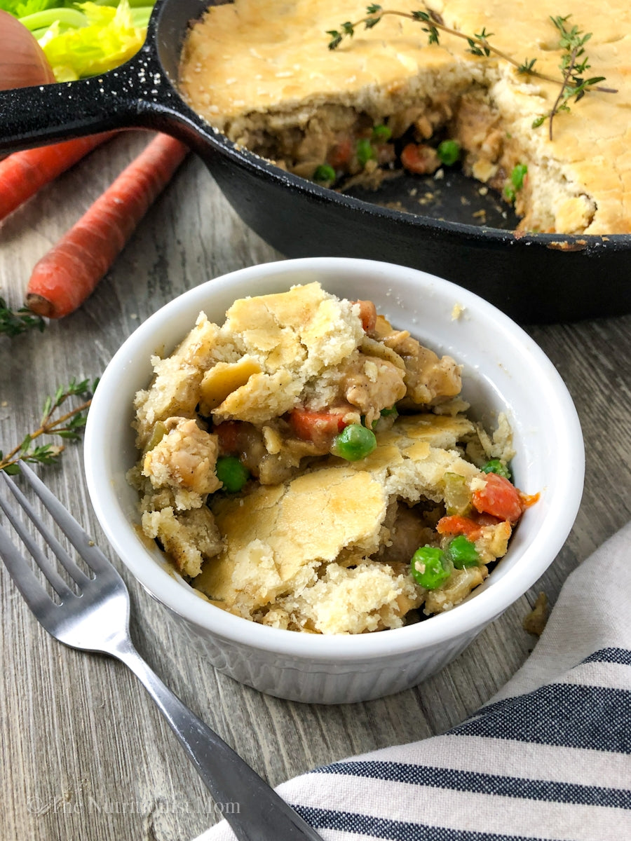 HEALTHY CHICKEN POT PIE (GLUTEN FREE) - Nutritionist Mom