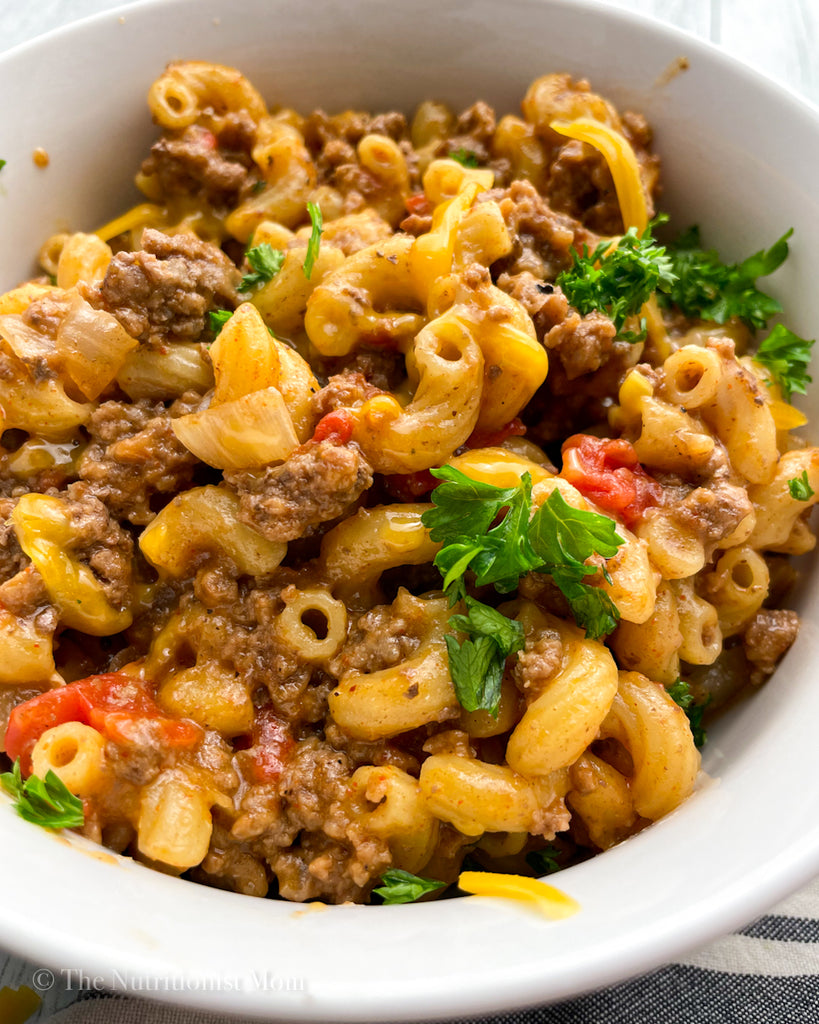 Healthy Hamburger Helper