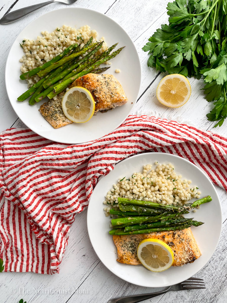 Lemon Dill Parmesan Salmon