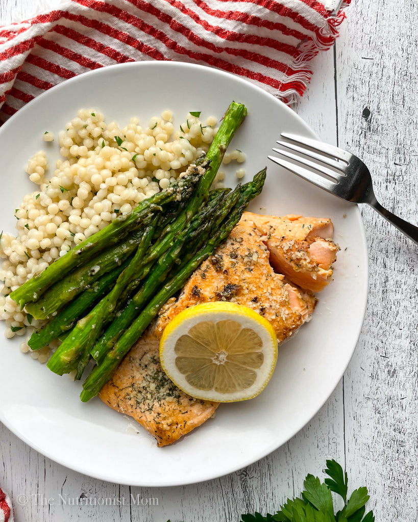 Lemon Dill Parmesan Salmon